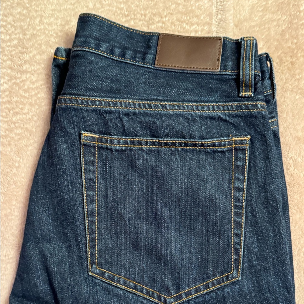 J. Crew  “The Barrow” Dark Blue Jeans